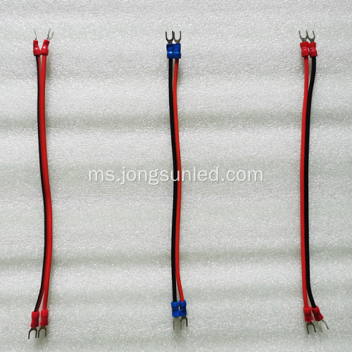 Kabel Kuasa Skrin Paparan LED Hitam Merah 2x1.5mm